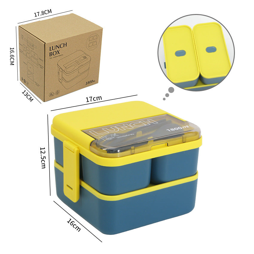 Portable Lunch Box with Cutlery