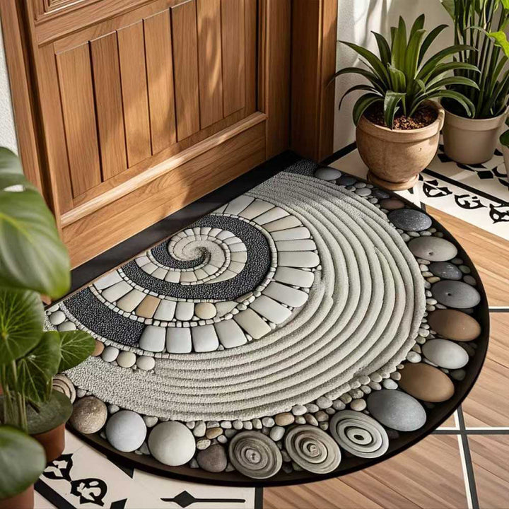 Floral Welcome Door Mat