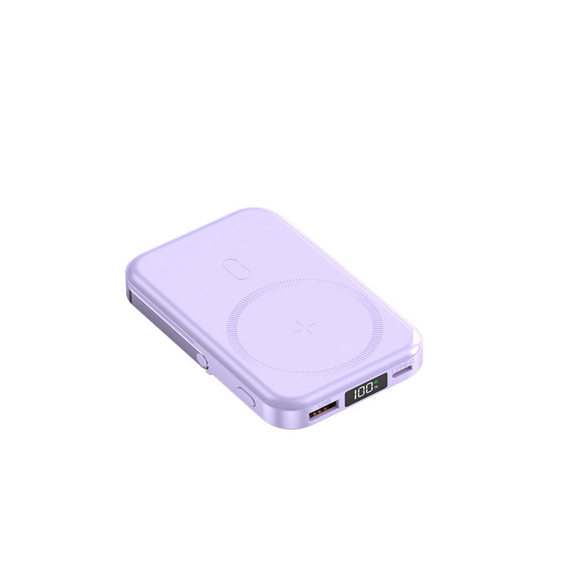 Portable Qi Powerbank with Digital Display Bowlift