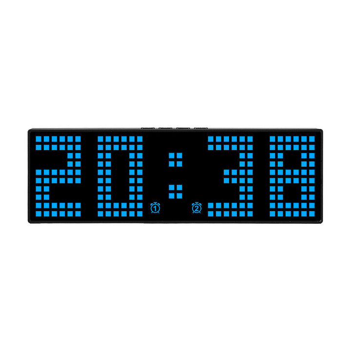 Digital LED alarm clock with color change Bowlift