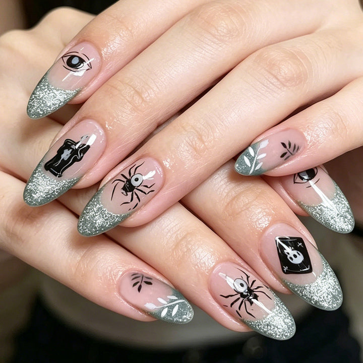 Gothic-Themed Nail Art Set Bowlift