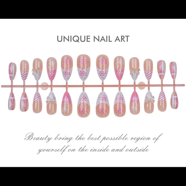 Elegant Press-On Nail Art Kit Bowlift