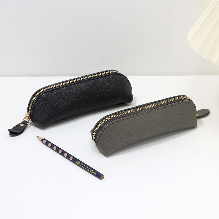 Sleek Leather Pencil Case Bowlift