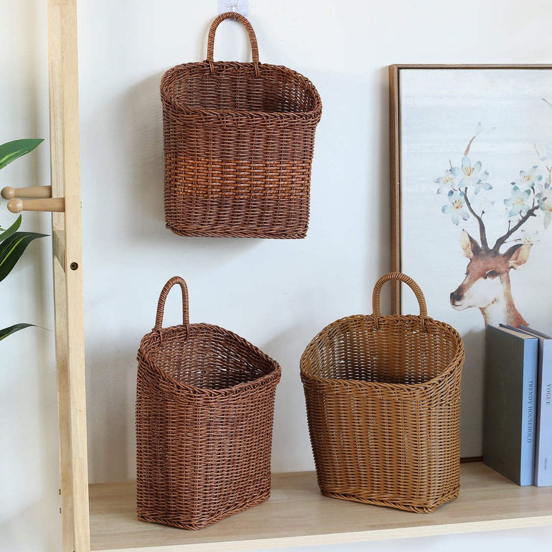 Handwoven Storage Basket with Ergonomic Handle Bowlift 1783754313