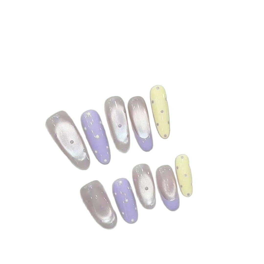 Elegant Press-On Nail Design Set Bowlift