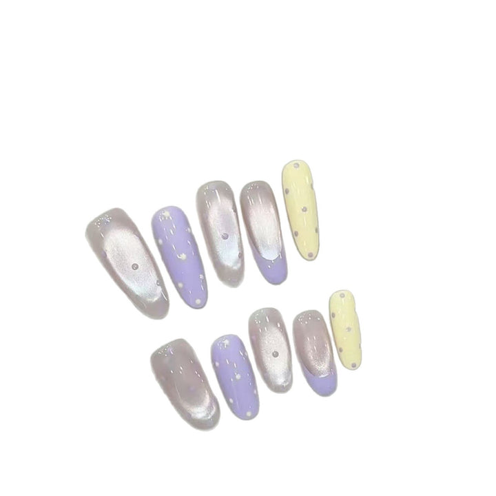 Elegant Press-On Nail Design Set Bowlift