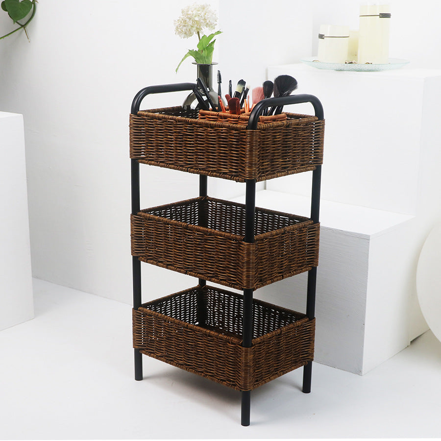 Storage shelf made of woven material Bowlift