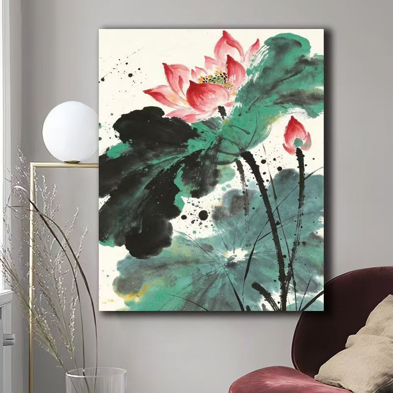 Elegant Floral Canvas Artwork Bowlift
