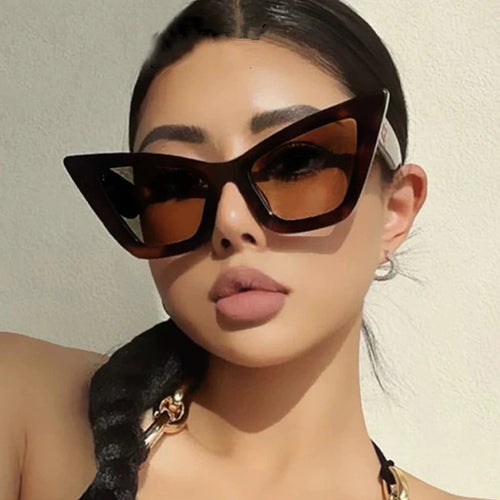 Ladies trendy cat-eye sunglasses with durable design and UV protection Bowlift