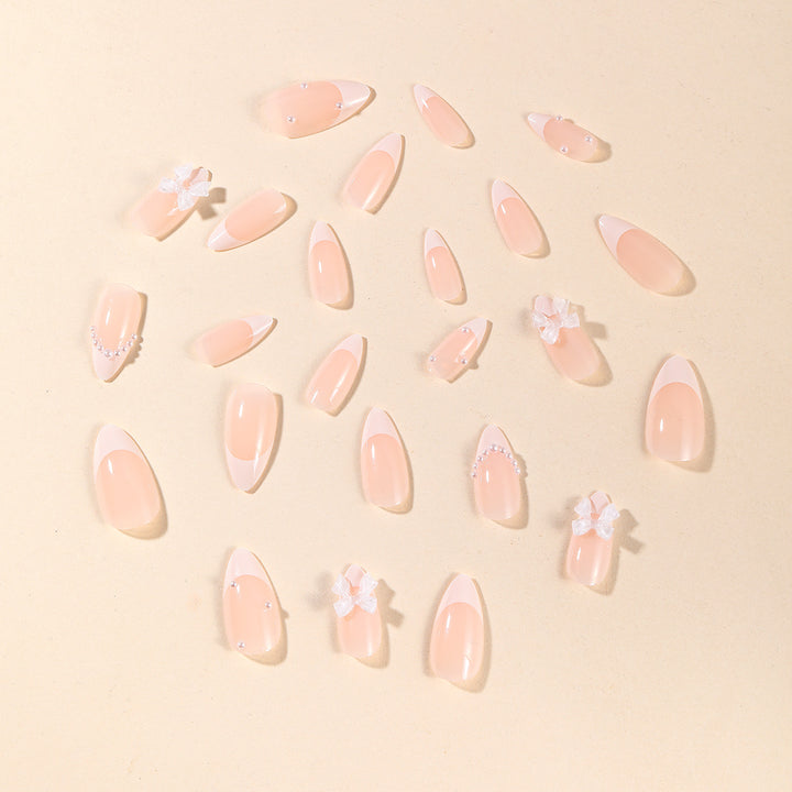 Elegant Acrylic Nail Art Bowlift