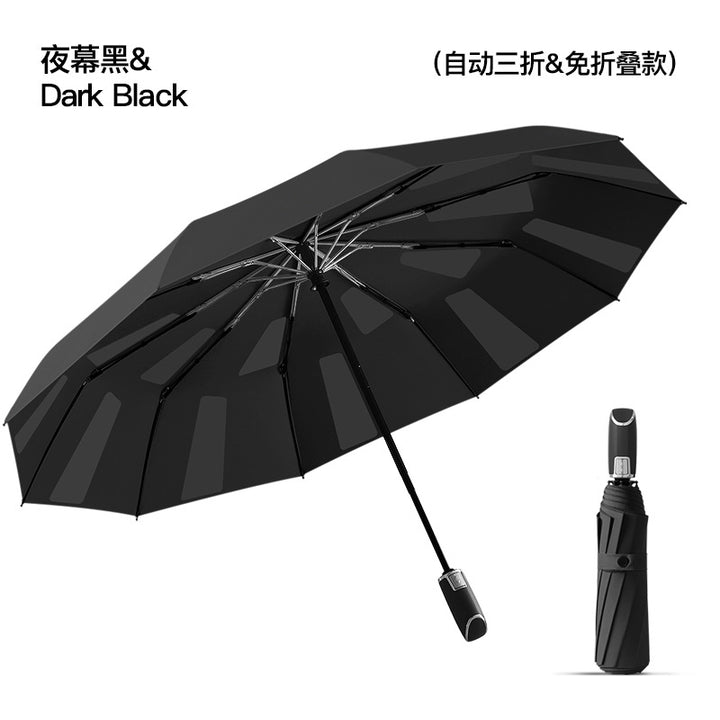 Women's Automatic Wind-Resistant Umbrella Bowlift