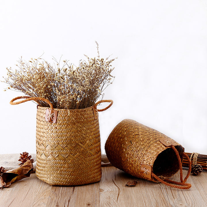 Handwoven Decorative Plant Basket Bowlift