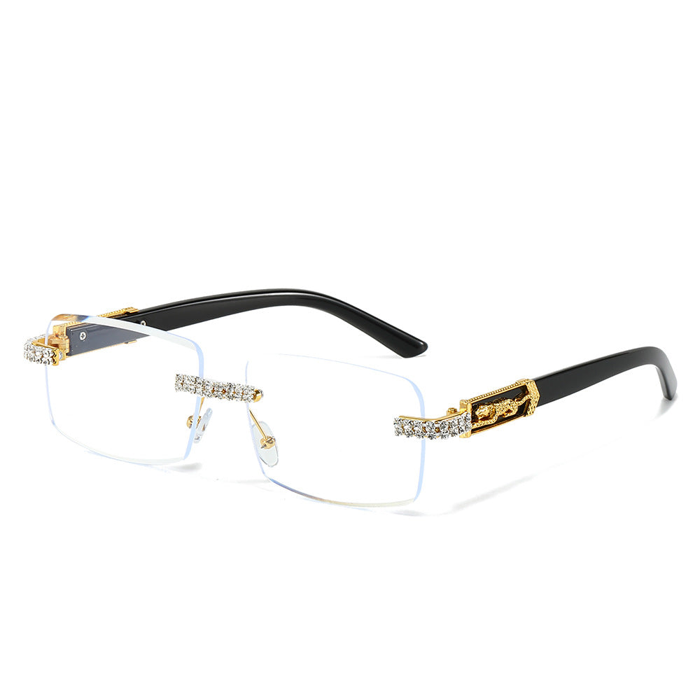 Decorative Square Frame Fashion Sunglasses Bowlift