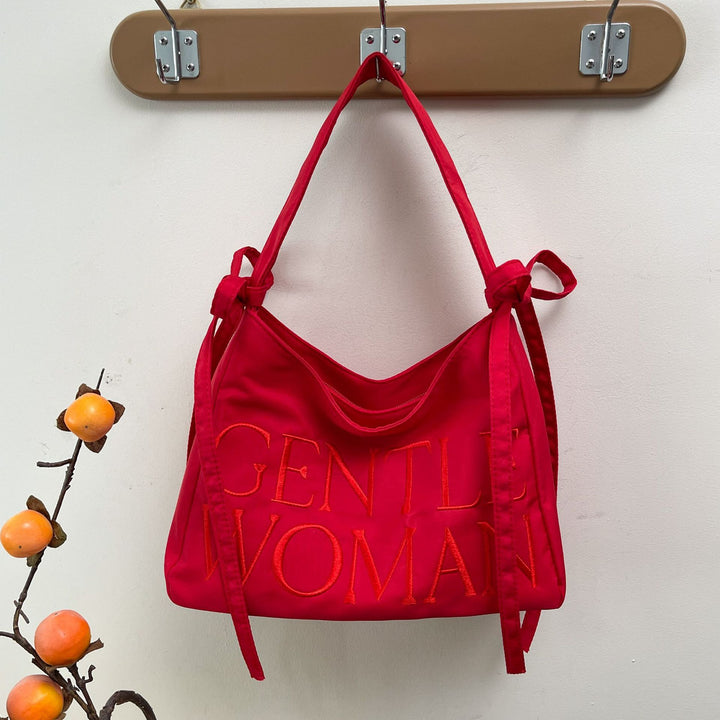 Stylish Satin Bucket Bag Bowlift