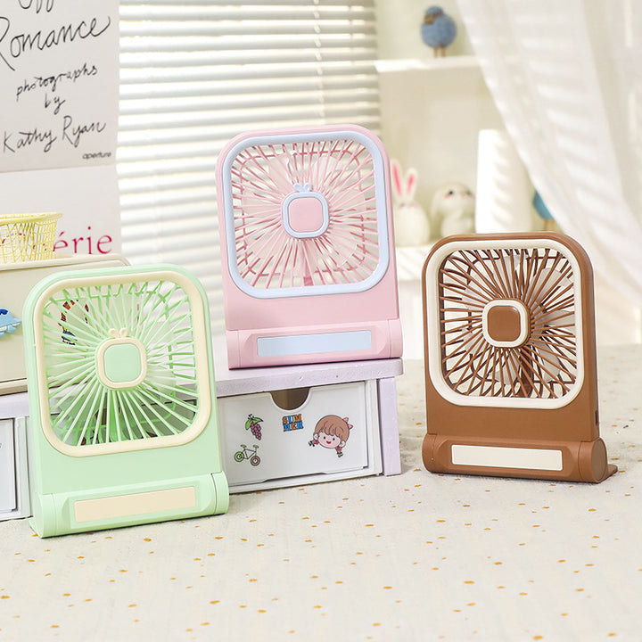 Portable Mini Table Fan with Multifunctional USB Connection Bowlift