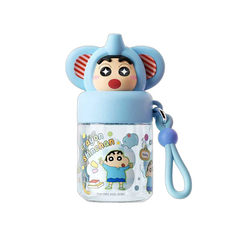 Women's water bottle with playful animal head design Bowlift