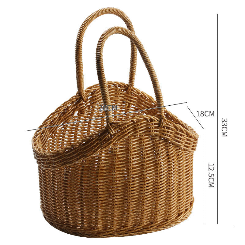 Handwoven Utility Basket Bowlift