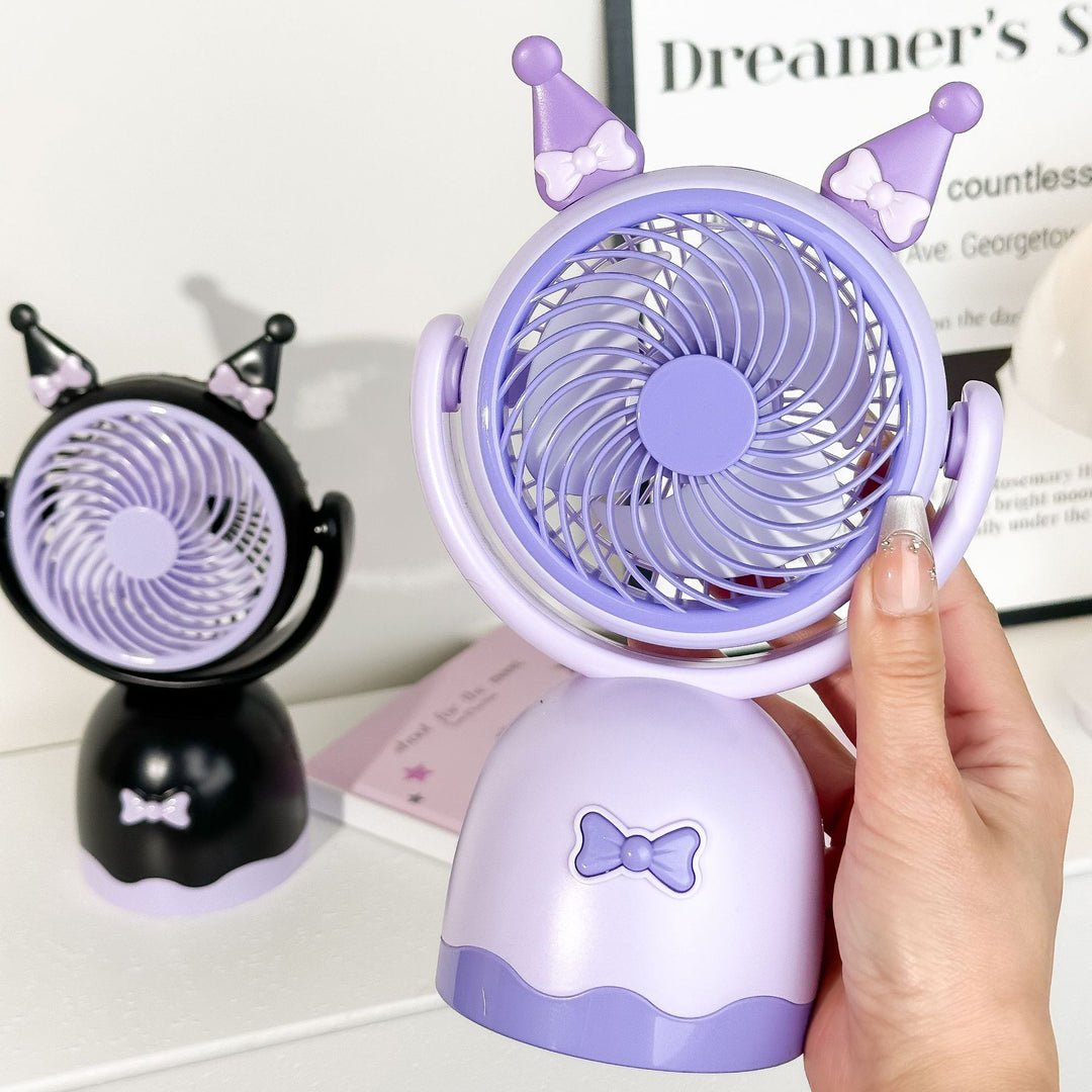Women Portable USB Mini Fan with Cute Design Bowlift