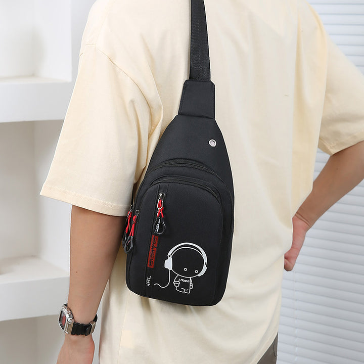 Trendy Street Style Sling Backpack Bowlift