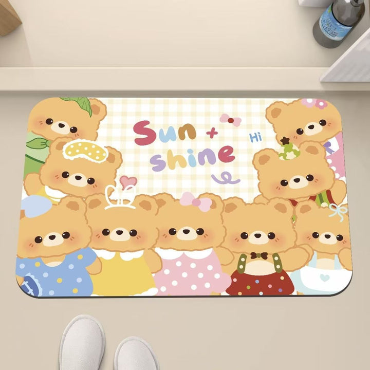 Playful Cat-Themed Anti-Fatigue Mat