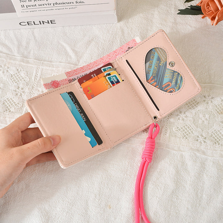 Stylish Zip Closure Card Holder Bowlift