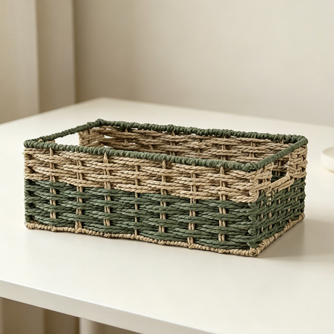 Handcrafted storage basket made of natural material Bowlift