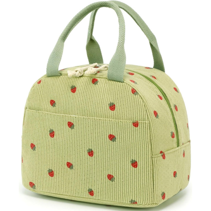 Insulated Strawberry Print Lunch Bag Bowlift