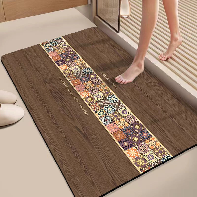 Decorative Memory Foam Bath Mat Bowlift
