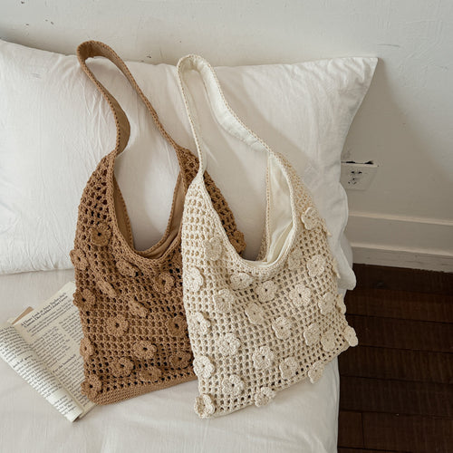 Structured Crochet Handbag Bowlift