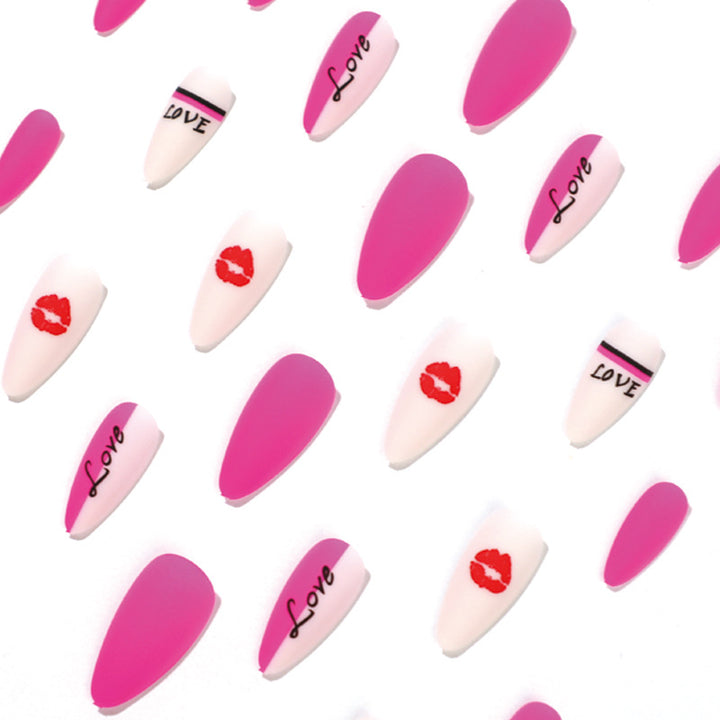 Artful nail art with heart motifs and creative accents Bowlift