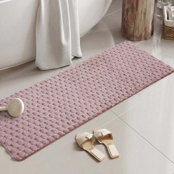 Plush Textured Shower Comfort Mat Bowlift