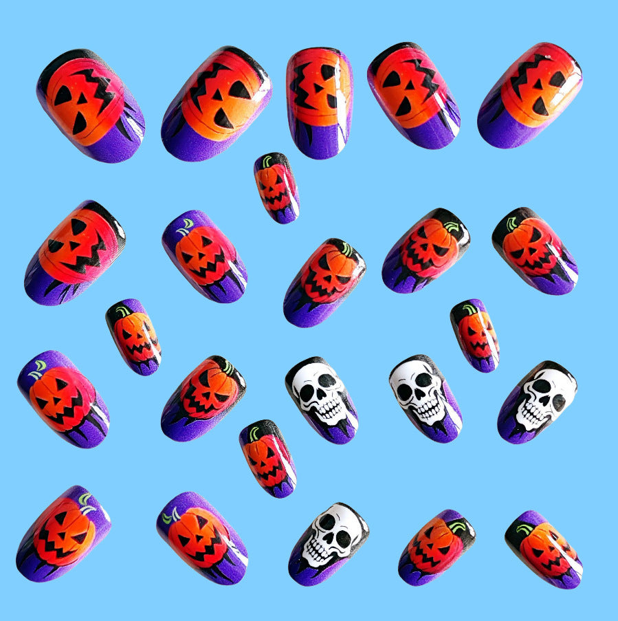 Halloween Nail Art Artificial Nails Bowlift