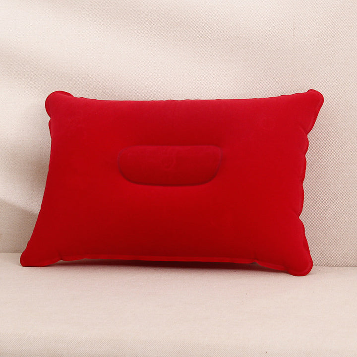 Ergonomic Inflatable Travel Pillow with Head Cradle Bowlift