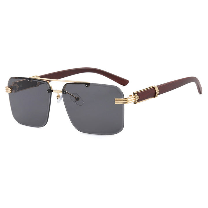Women's geometric oversized sunglasses with trendy design and luxurious accents Bowlift