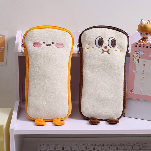 Plush Cartoon-Themed Pencil Case Bowlift