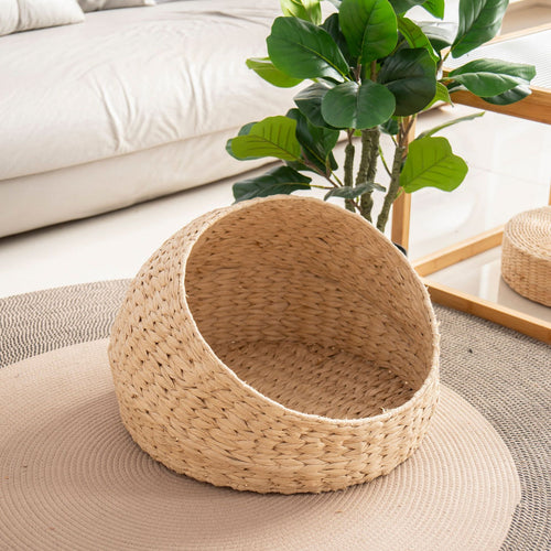 Vintage Style Woven Bike Basket Bowlift