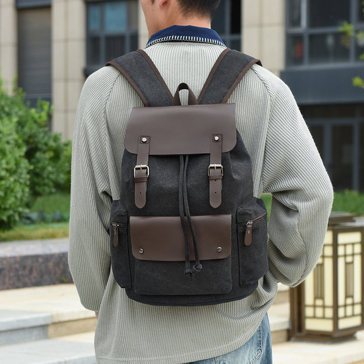 Vintage Canvas Rucksack Bowlift