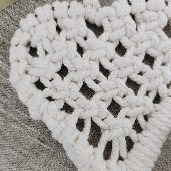 Macrame Heart Wall Hanging