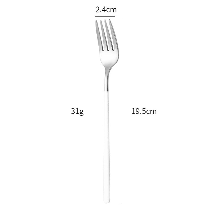 Elegant stainless steel dining fork with ergonomic handle Bowlift
