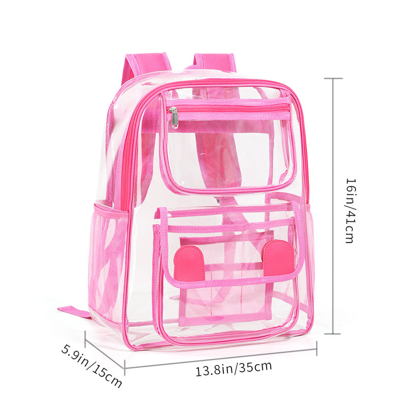 Transparent Safety Backpack Bowlift
