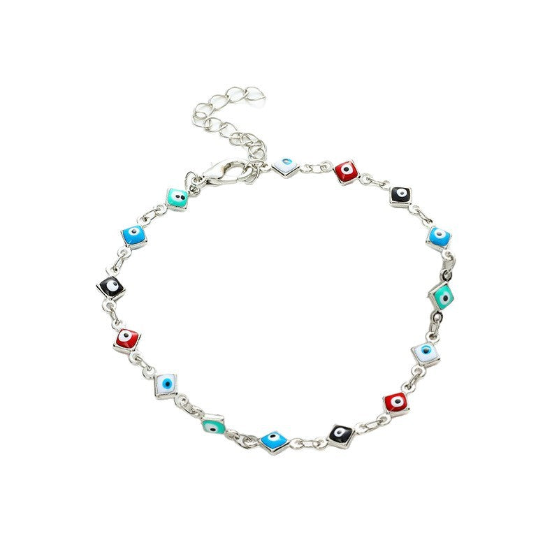 Multi-Colored Evil Eye Bracelet Bowlift