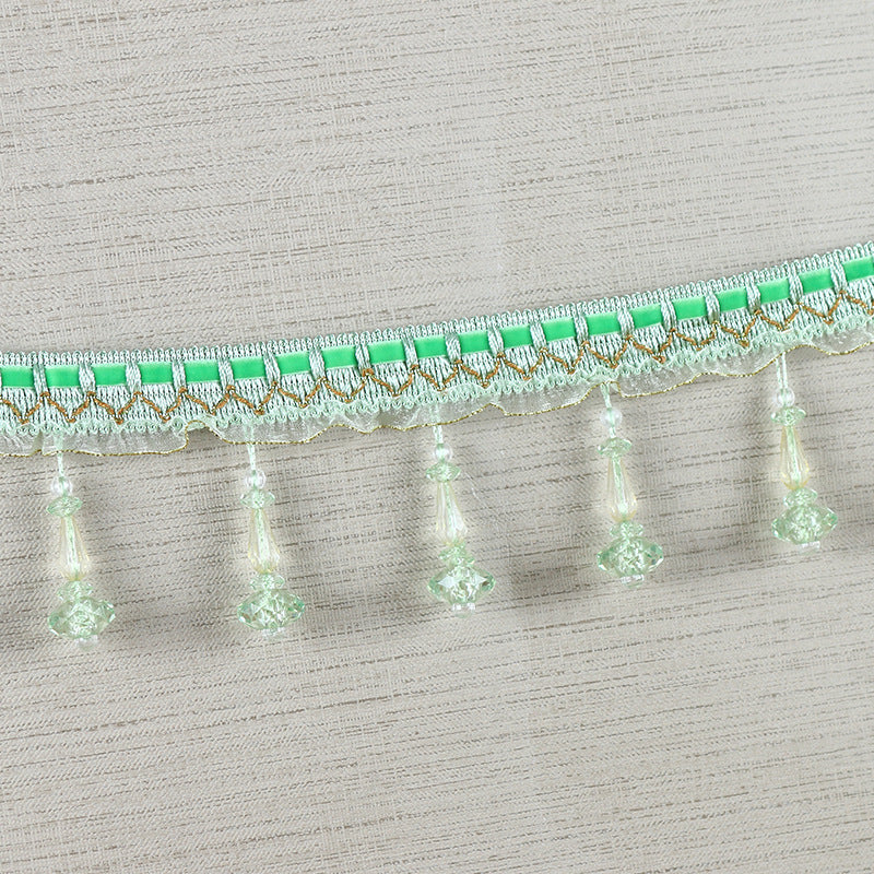Decorative lace trim with pearls Bowlift