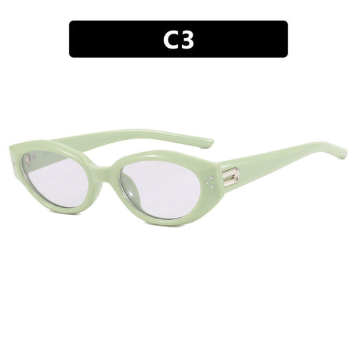 Women Cat-Eye Sunglasses with accentuated transparent frame and UV protection Bowlift