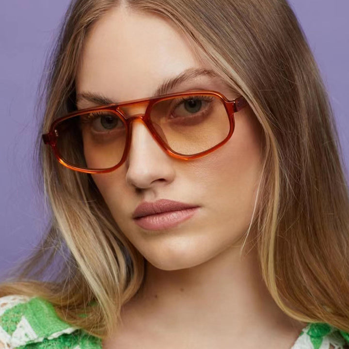Women's fashionable oversized sunglasses with trendy frame Bowlift