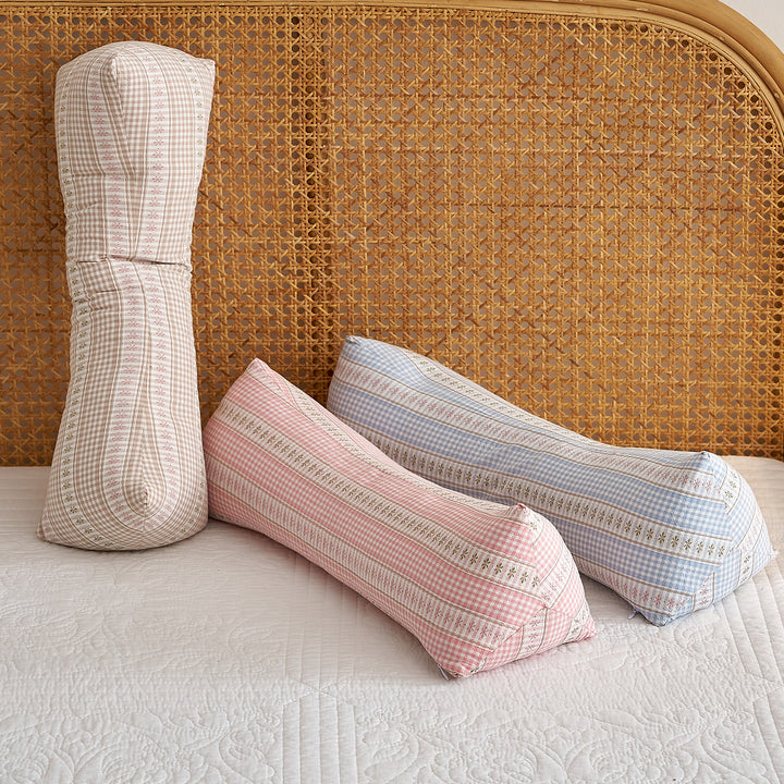 Neck support roll with elegant striped design Bowlift