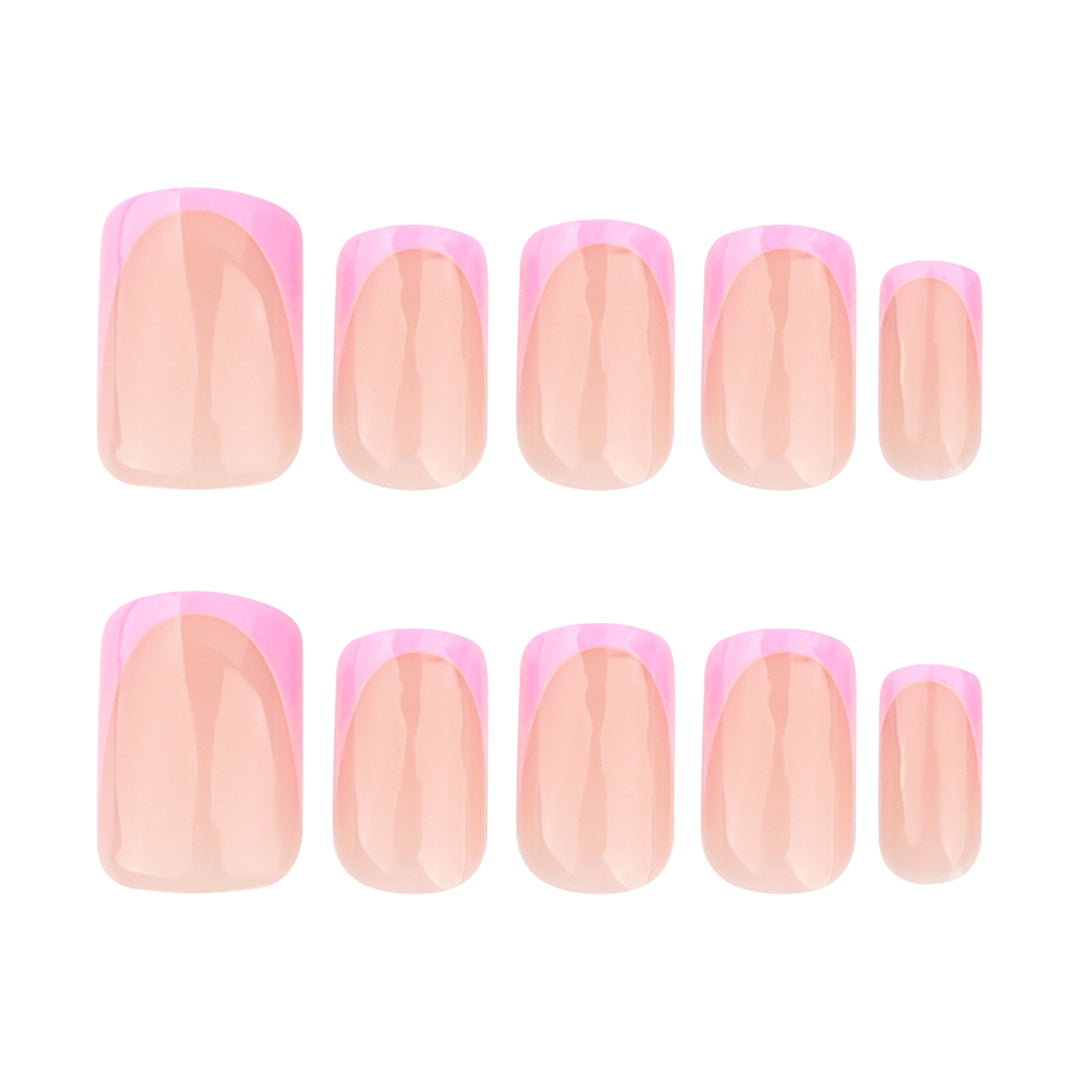 Artful Nail Art with Elegant French Tip Accents Bowlift
