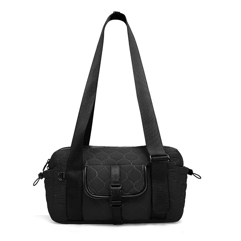 Multifunctional shoulder bag with structured design Bowlift
