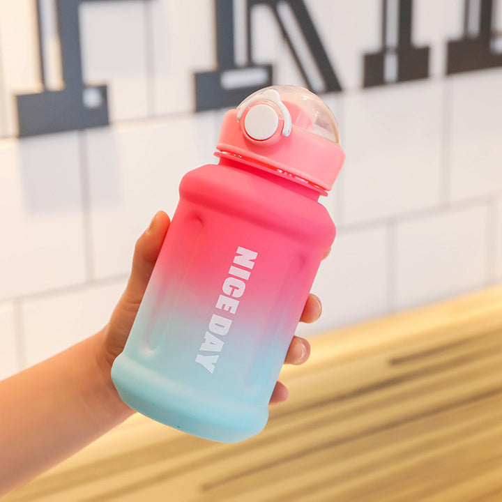 Unisex Silicone Water Bottle with Leakproof Lid Bowlift