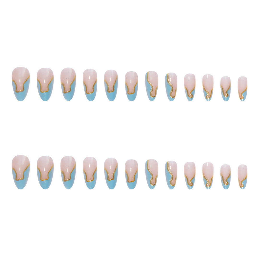 Elegant artificial nail tips with stylish design Bowlift