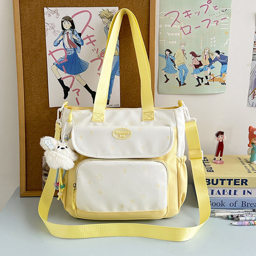 Multi-Pocket Casual Handbag Bowlift